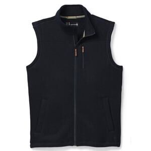 Smartwool Men's XL Navy Hudson Wool Blend Trail Fleece Vest - Hiking Outdoor‎